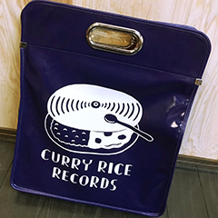 CURRY RICE RECORDS LPキャリングバック